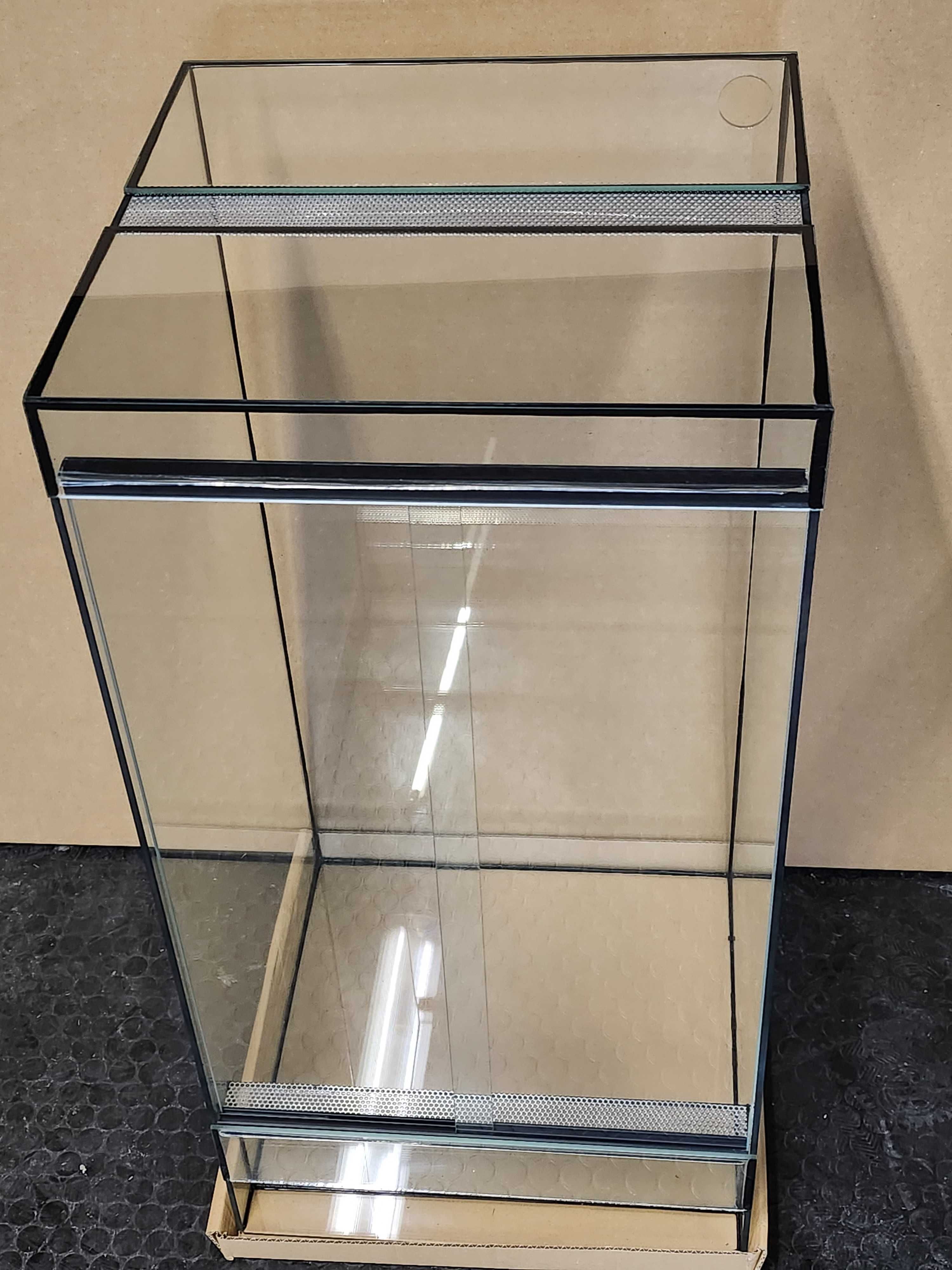 terrarium szklane 40x40x80 h Cubepoint