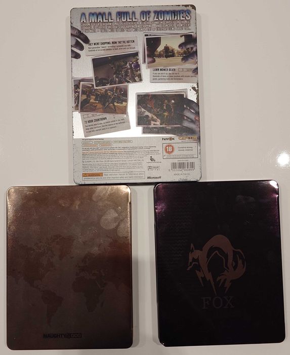 Steelbook (стілбуки) та диски PS4, PS3, Xbox One, Xbox 360