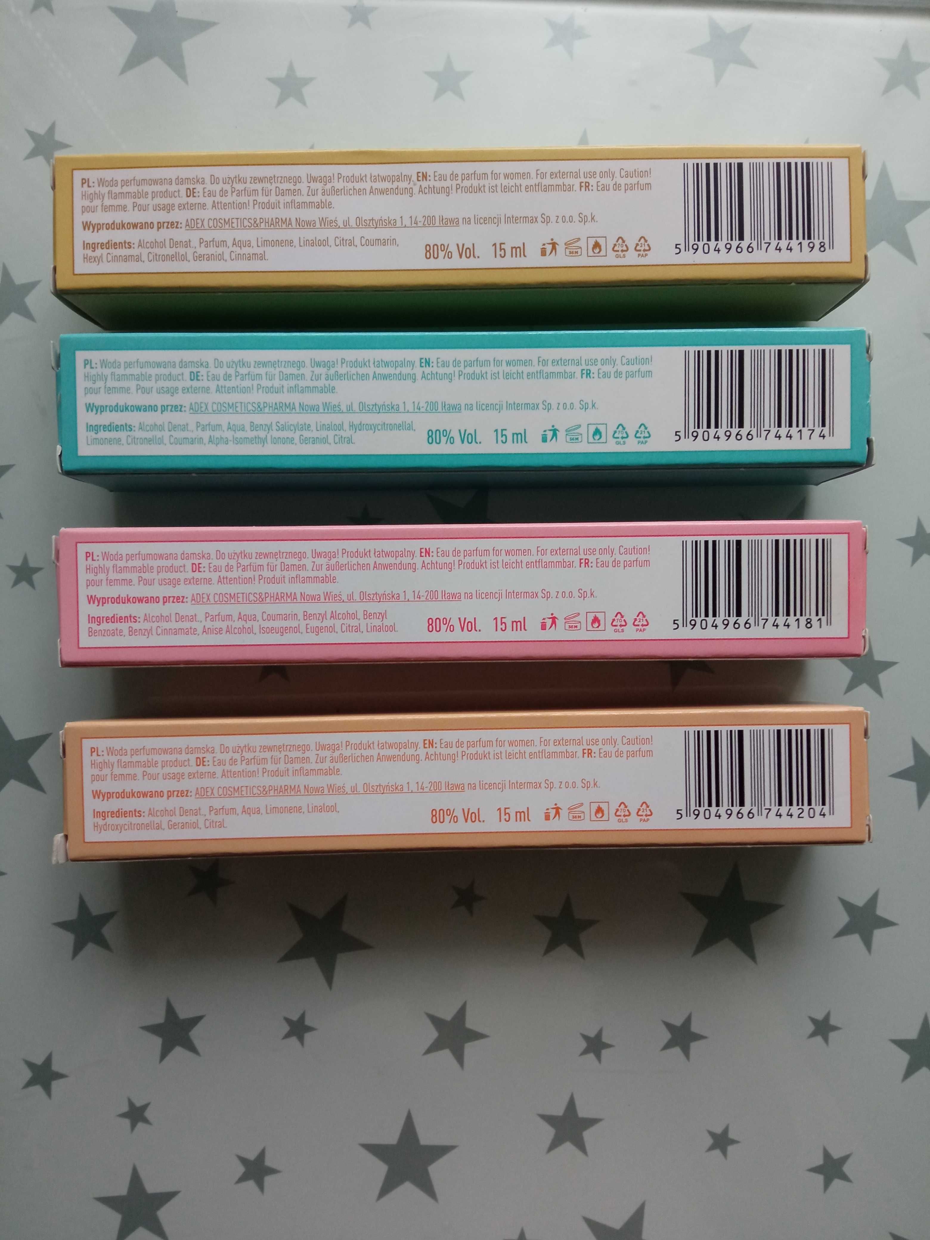 Perfumy BIG STAR 4 szt.