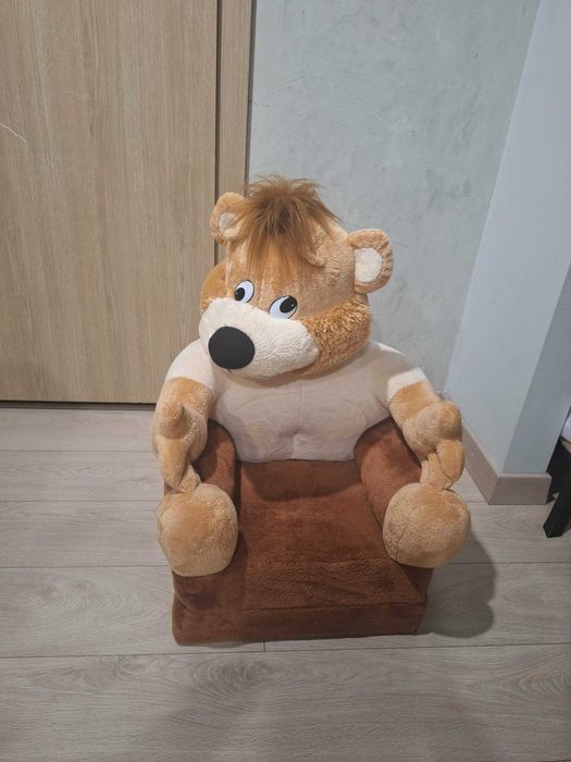 Krzesło miś dla dziecka (rozkładane)