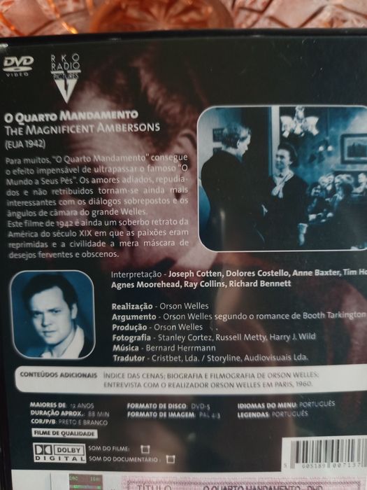 DVD;-  O Quarto Mandamento- ORSON WELLES