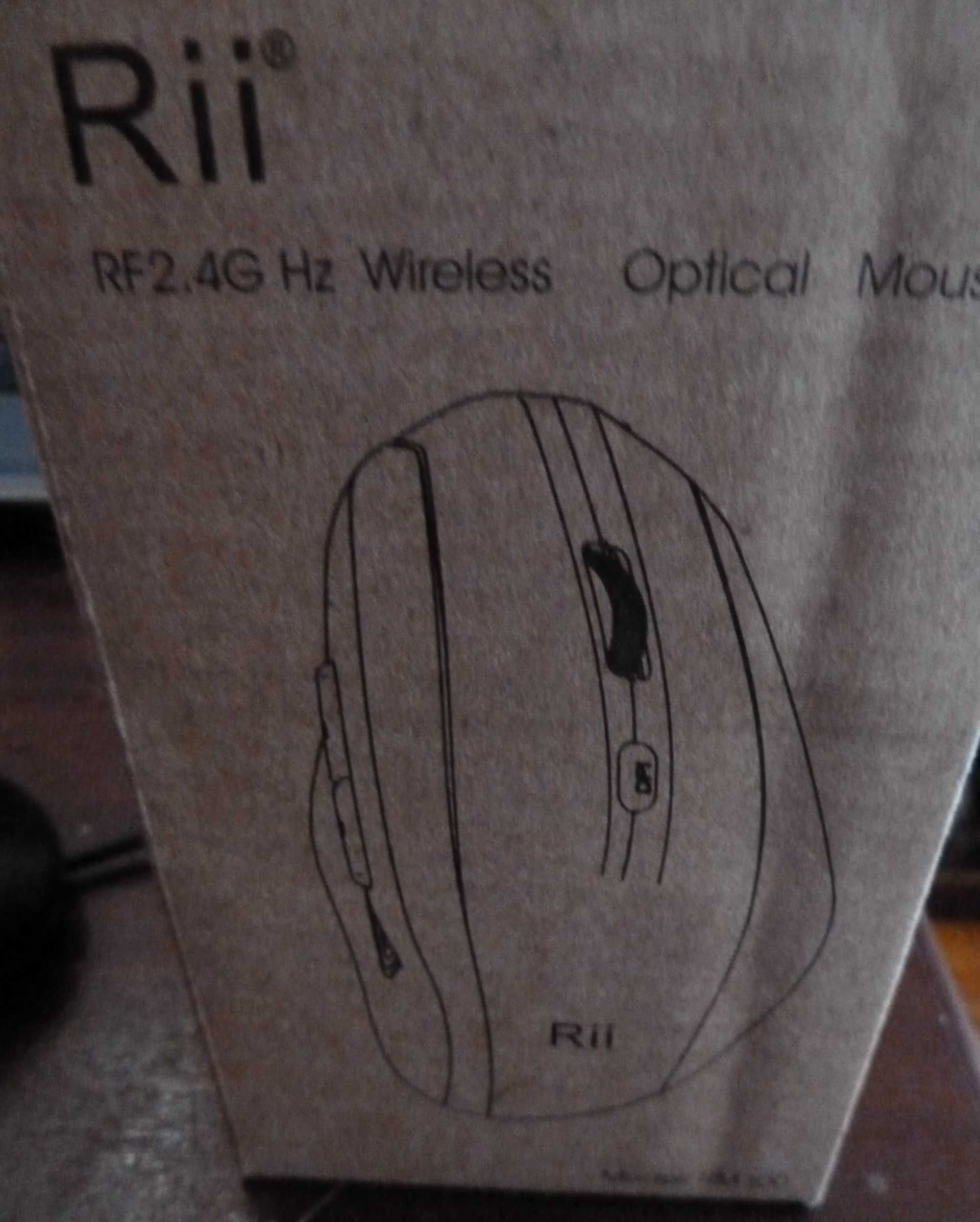 Rato óptico wireless ergonómico Rii