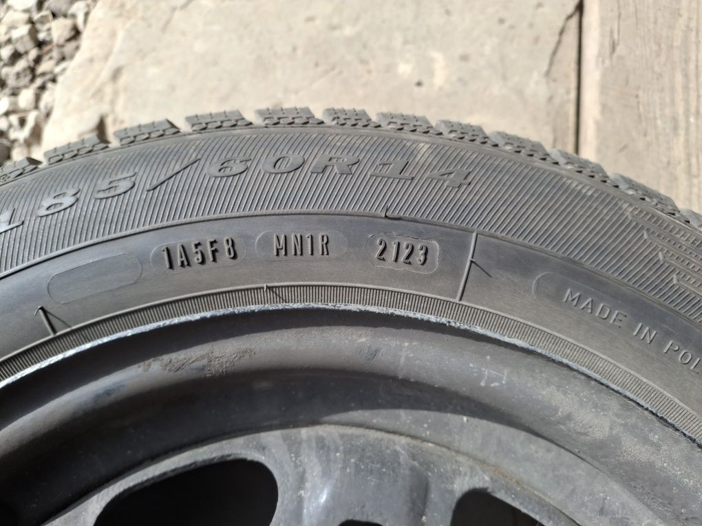 Opony zimowe 185/60 r14 z felgami