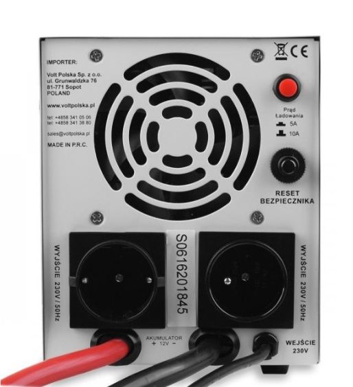БДЖ інвертор Volt Polska SINUS PRO 800E 12/230V 500/800W чистий синус