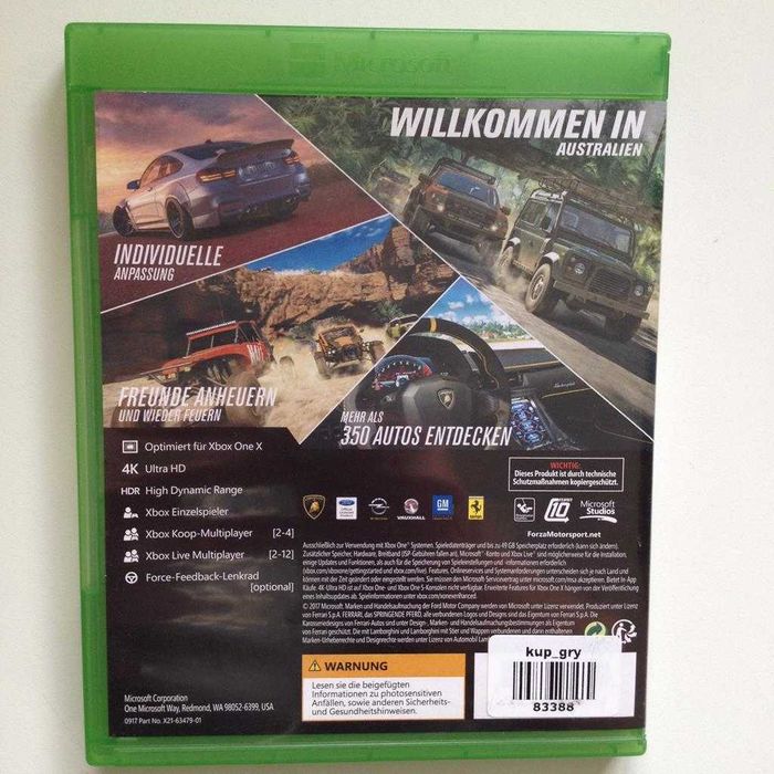 Forza Horizon 3 PL XOne Sklep W-wa Ursynów