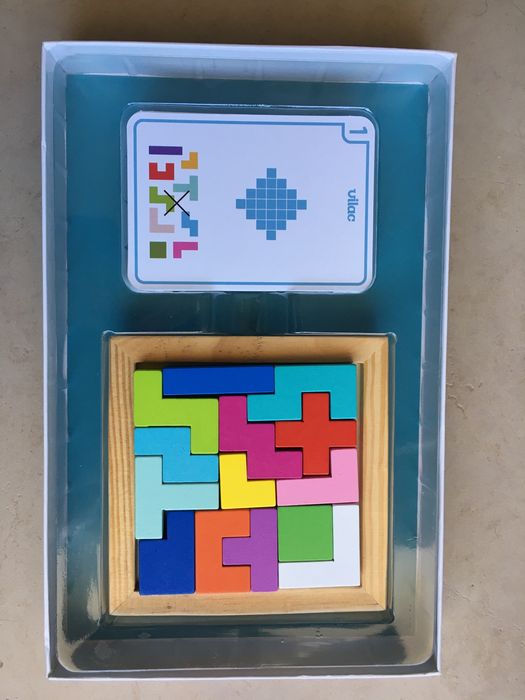 Quebra-cabeças madeira Tangram Vilac