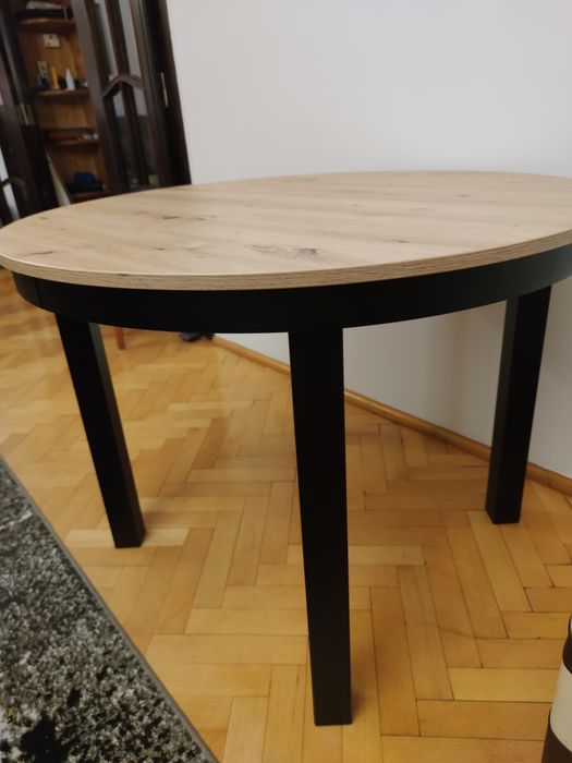stół okrągły, śr. 100 cm, nowy, Bernardin Neo