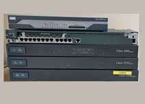 Sprzęt sieciowy Cisco LAB Przełączniki routery CCNA CCNP + okablowanie