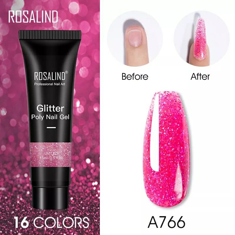 Rosalind-kit de poly unha em gel, verniz híbrido para manicure, gel de