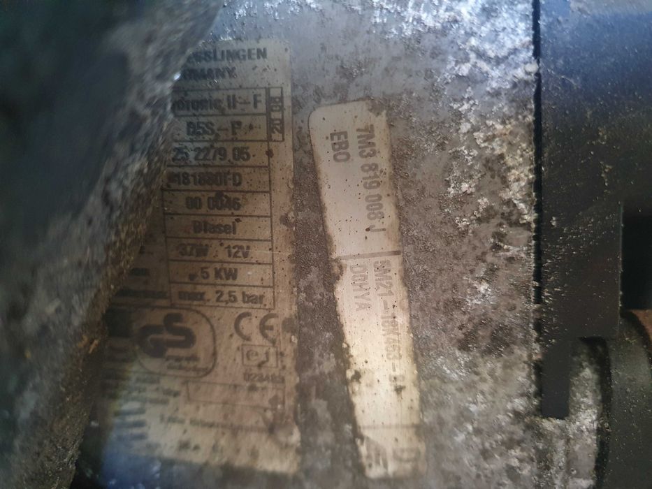 Webasto ogrzewanie dogrzewacz Vw sharan 1 lift 06 rok