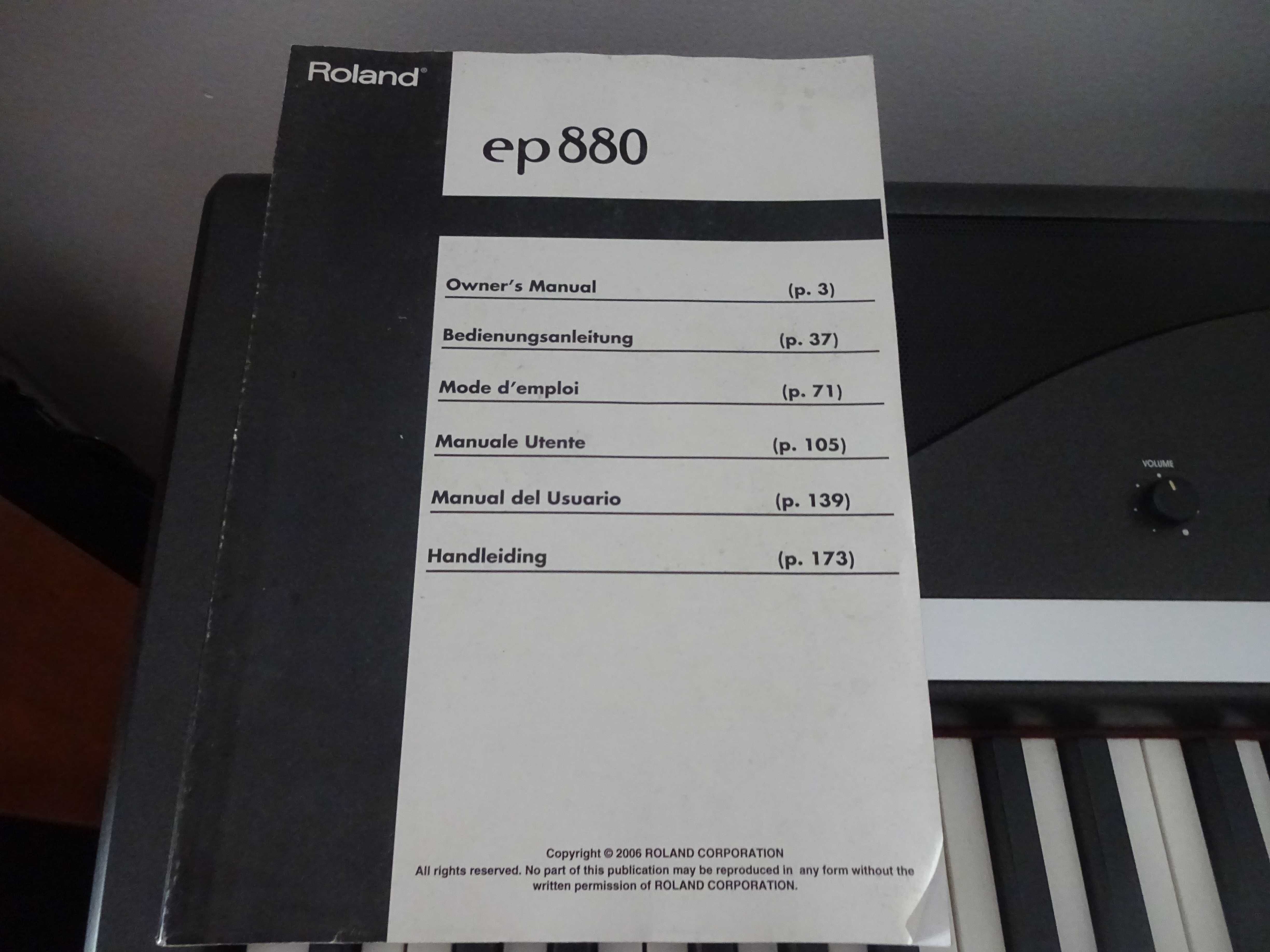 Piano digital  Roland EP 880