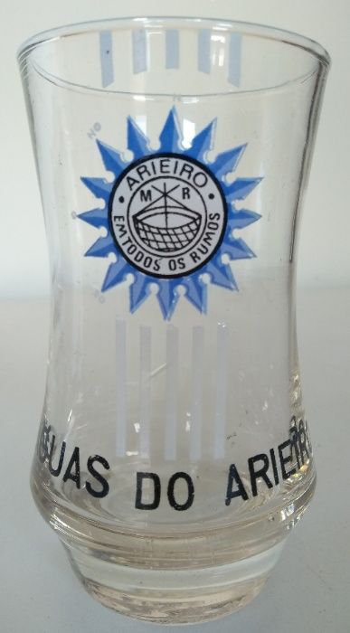Conjunto de 6 copos Pirogravados da Água do Arieiro - Vintage