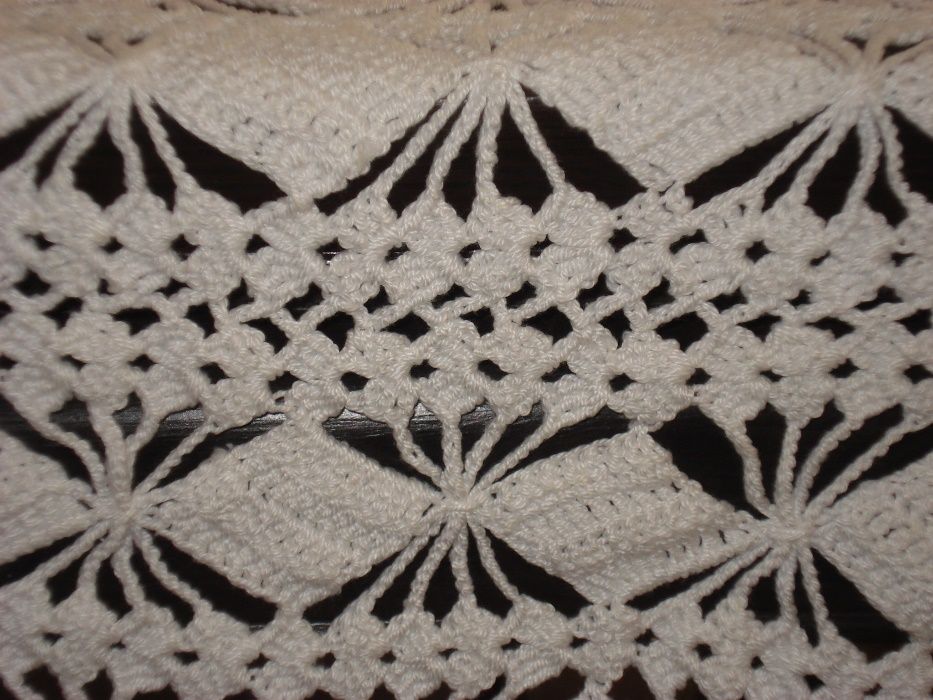 Colcha de renda cama de casal