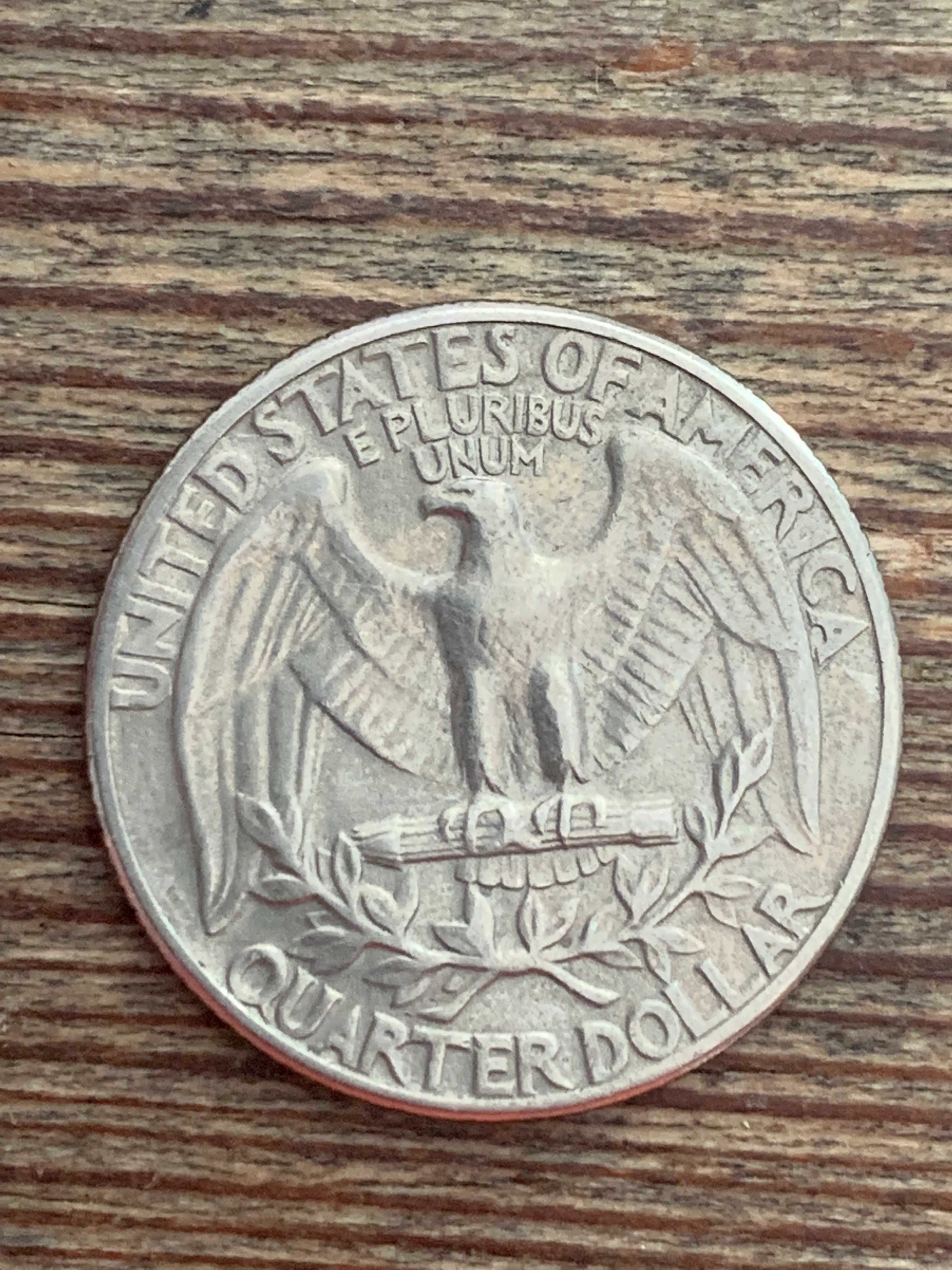 quarter dollar, ćwierć dolarówka, 1965 r - 25%