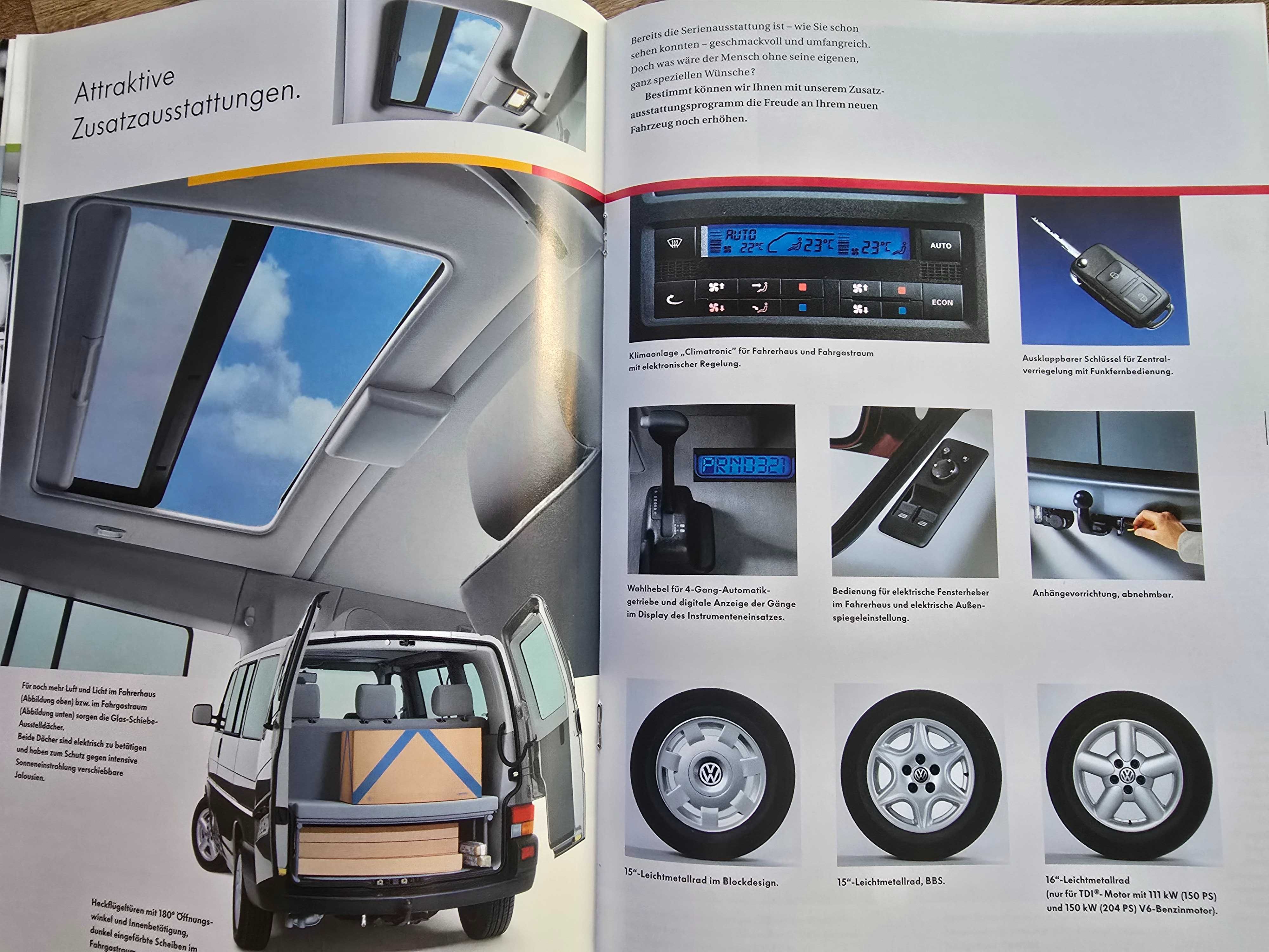 Prospekt VW T4 Multivan