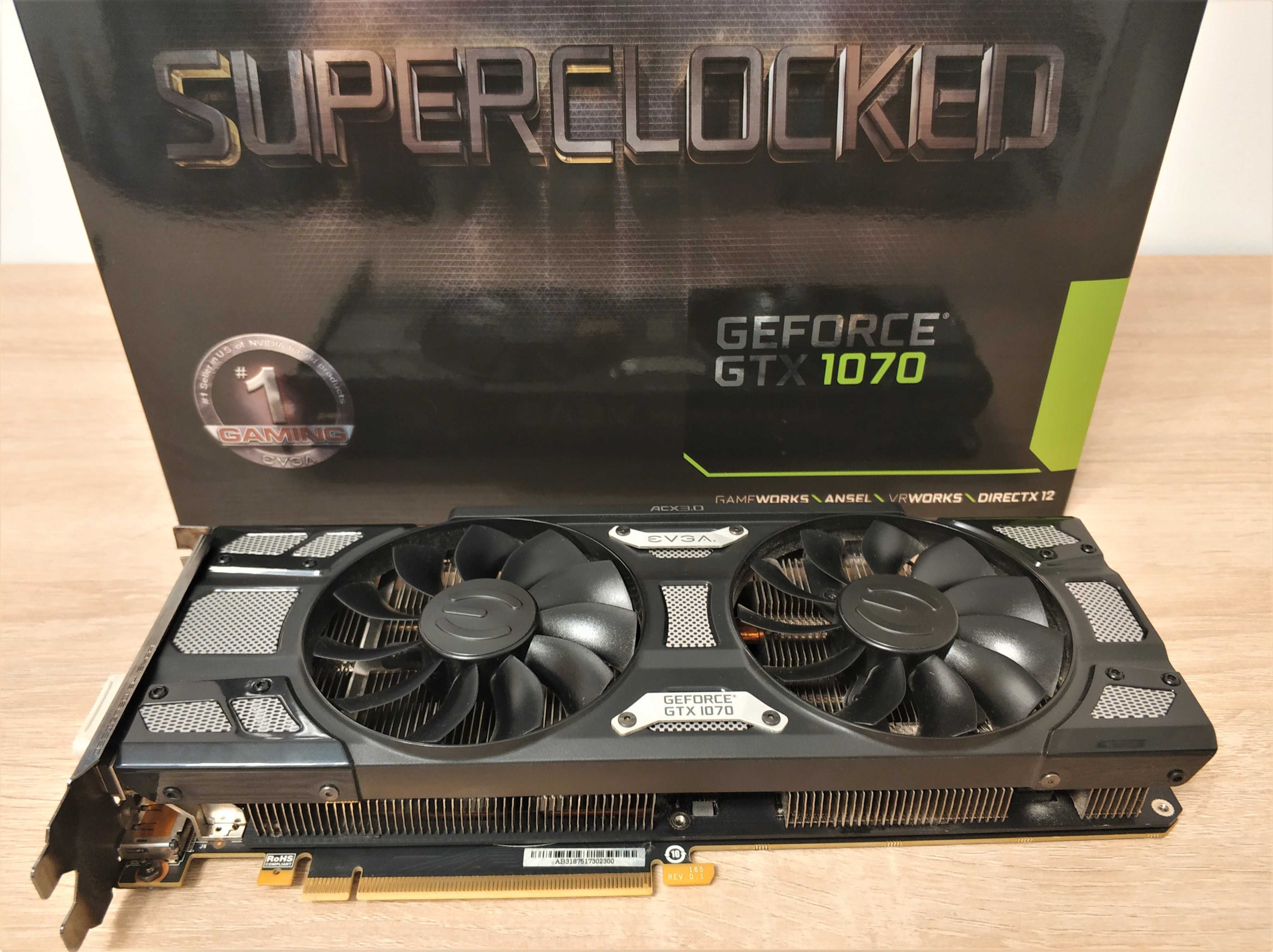 EVGA GTX 1070 8GB 256 bit