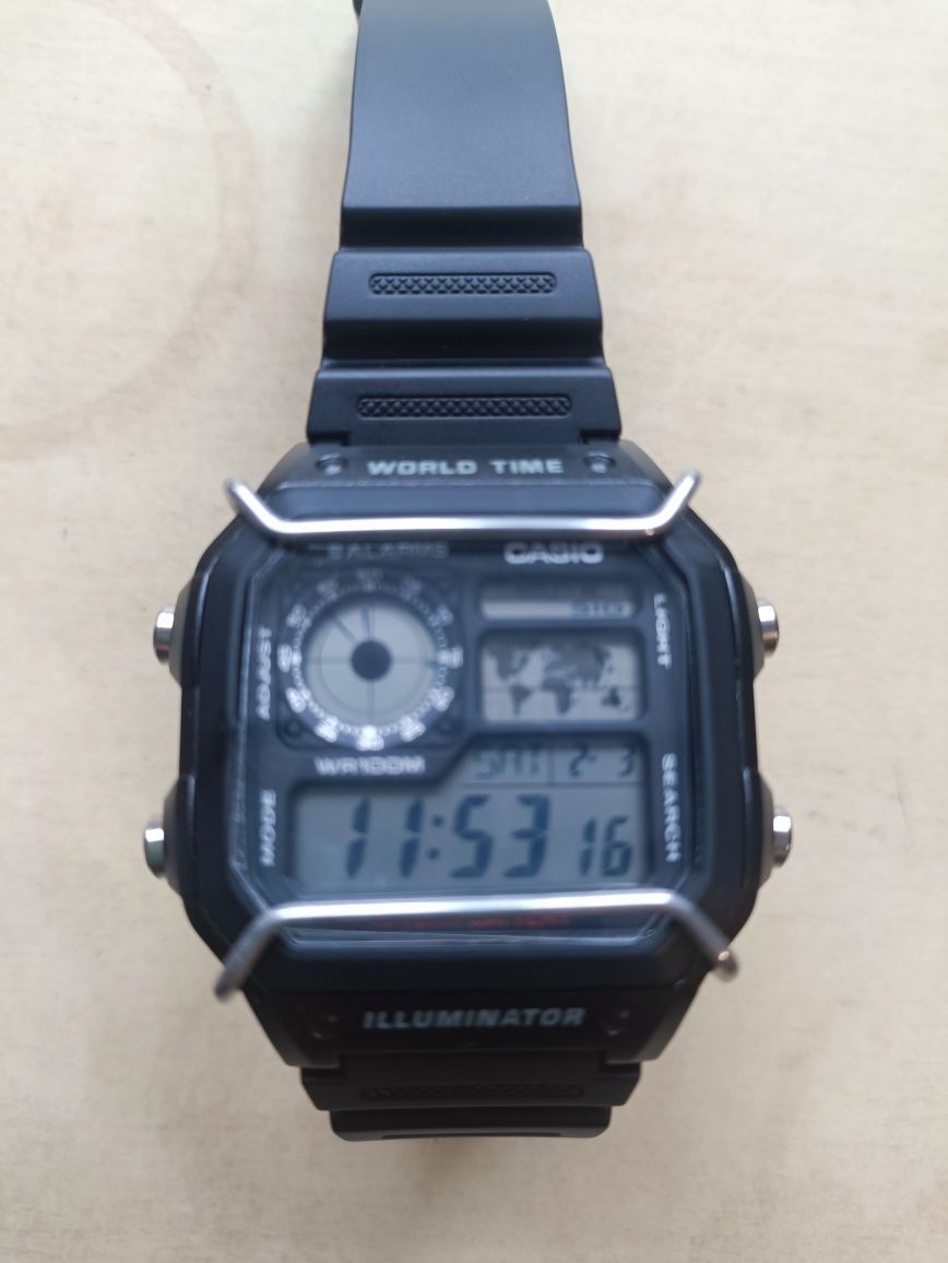 Часы Casio illuminator всемирное время