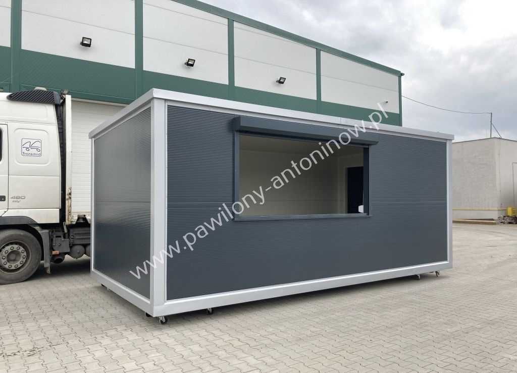 NOWY Pawilon Handlowy Kontener Gastronomiczny Kebab Burger - PRODUCENT