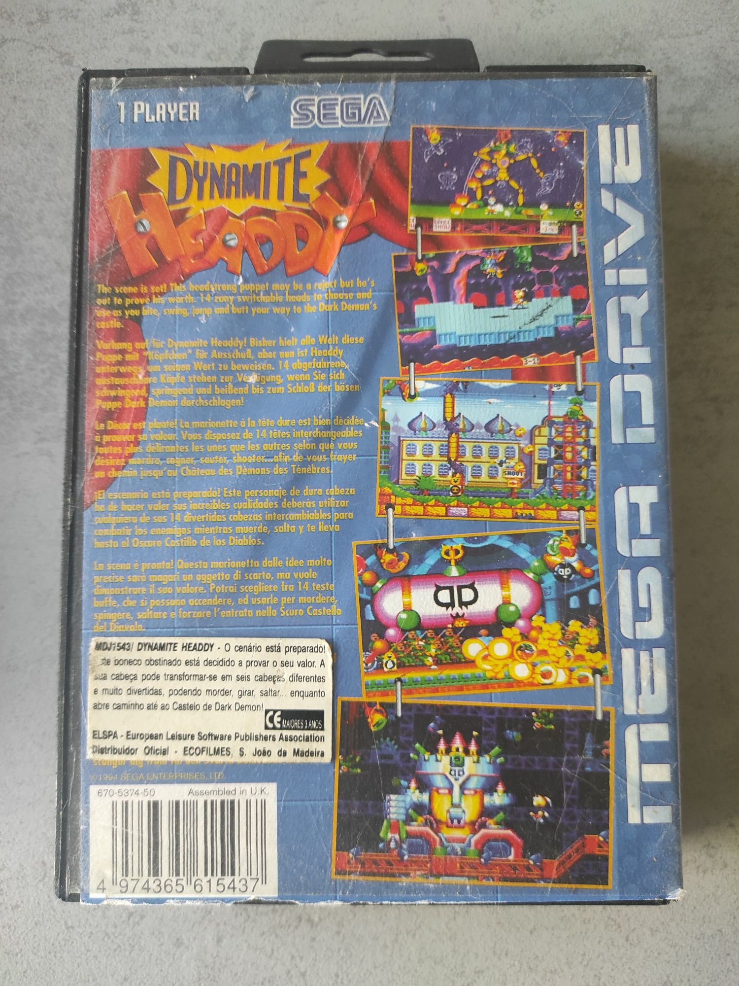 Dynamite Headdy mega drive