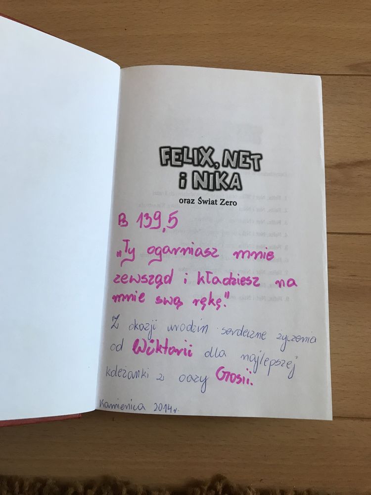 Felix net i nika oraz swiat zero