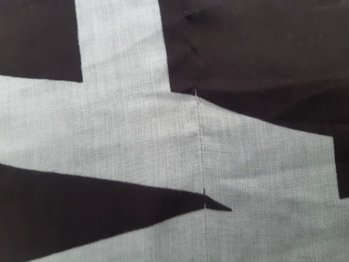 Chusta bawełna chanel xl biel.czerń