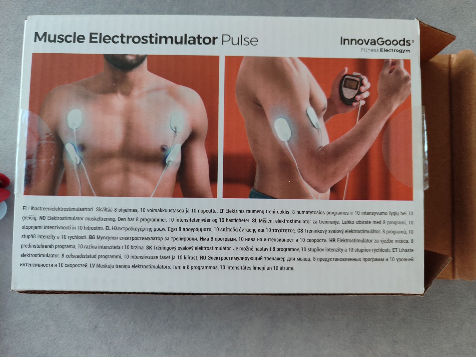 Nowy Muscle Electrostimulator Pulse InnovaGoods Fitness