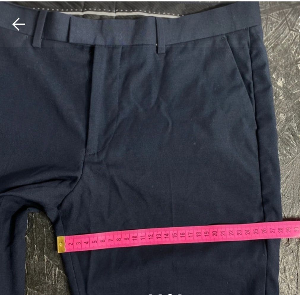 Nowe bez metki H&M r48 Eleganckie spodnie męskie materiałowe .
