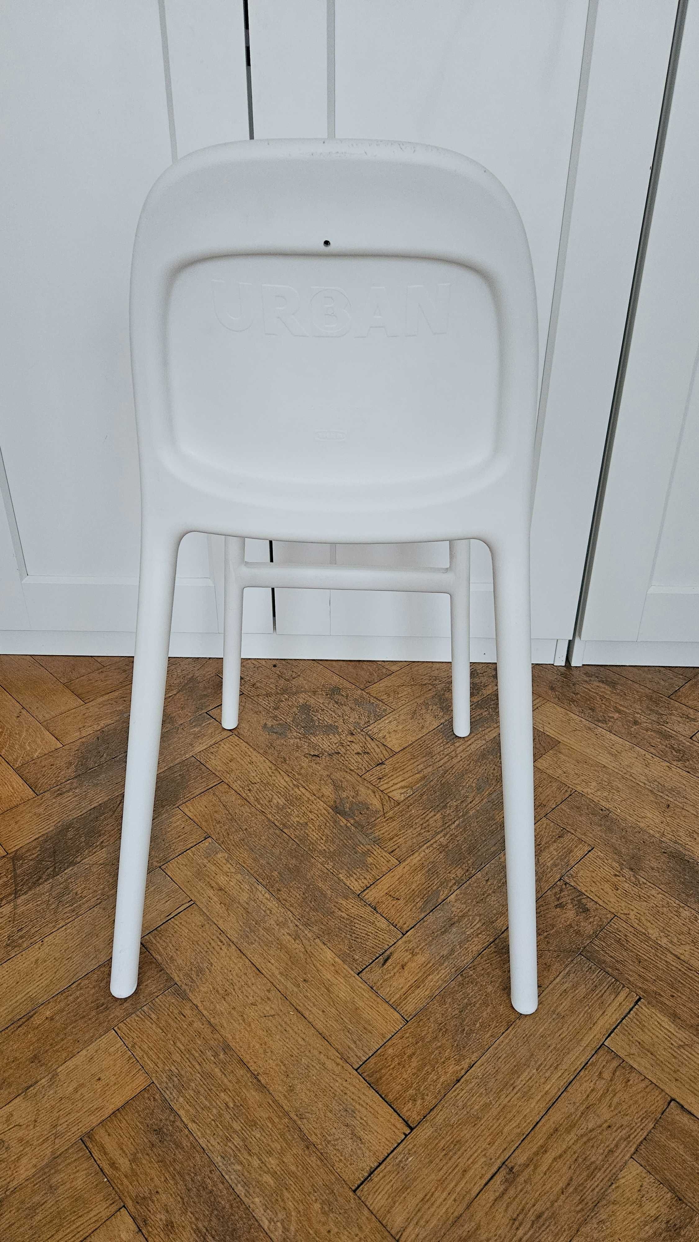 Krzesłko IKEA URBAN do jadalni białe