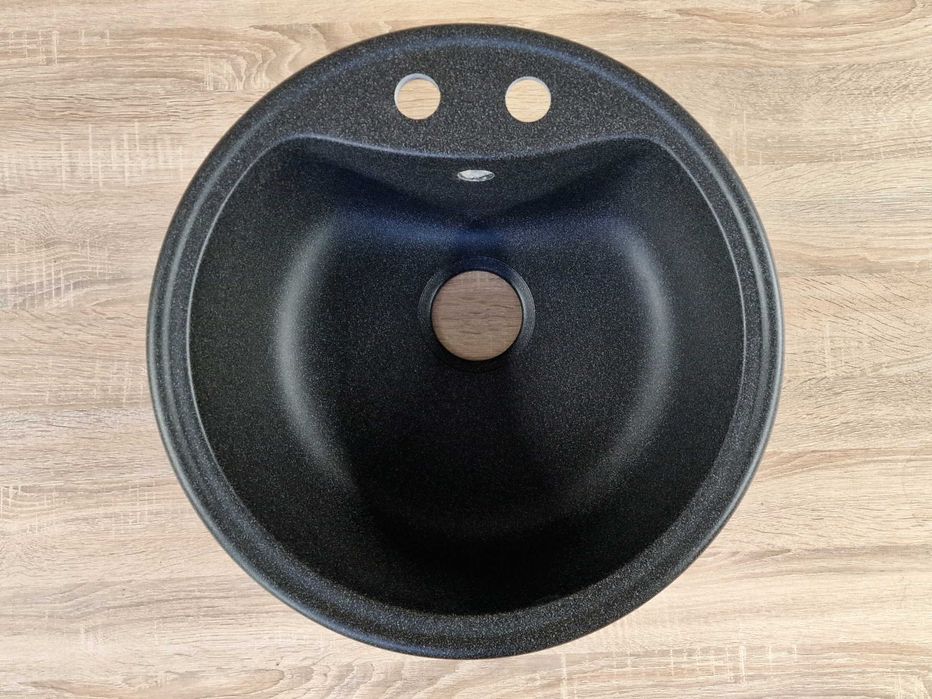 Zlew zlewozmywak granitowy okrągły pojedyncza komora Kernau BEZ SYFONU