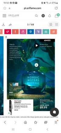 Nordic waters infinite blue zestaw