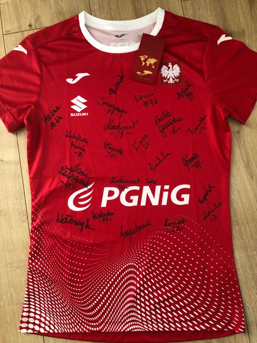 Koszulka nowa z metką oryginalna z autografami piłkarek piłka ręczna