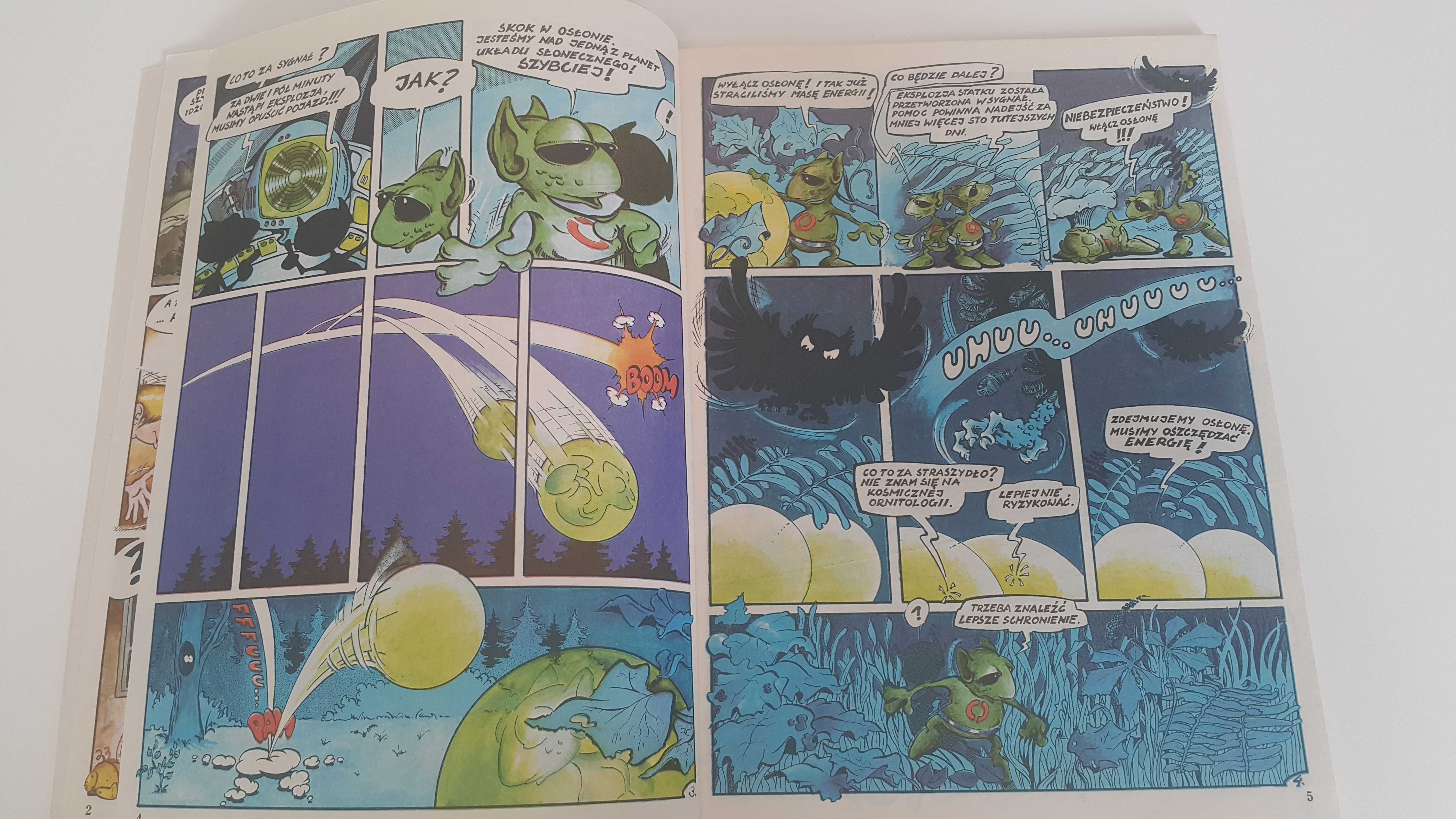 Wyprawa na ziemię - komiks wyd. I z 1988 r.