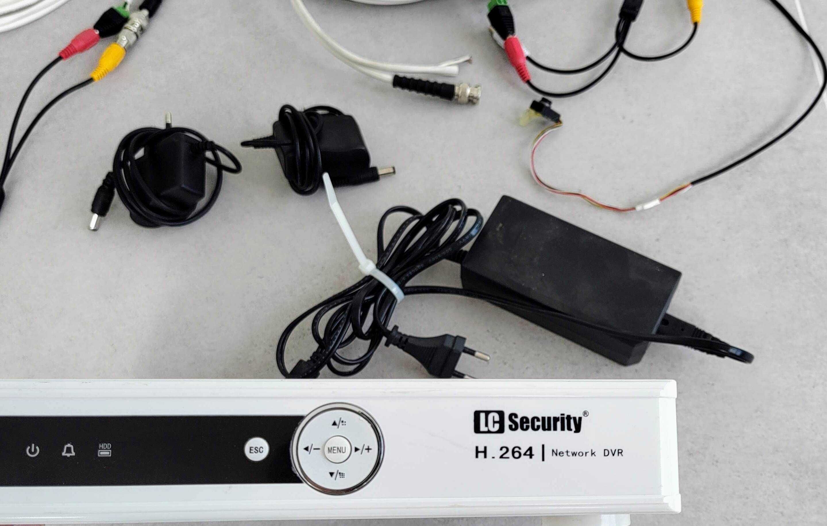 Monitoring Komplet 2 Kamery Rejestrator 1TB Okablowanie Wawa