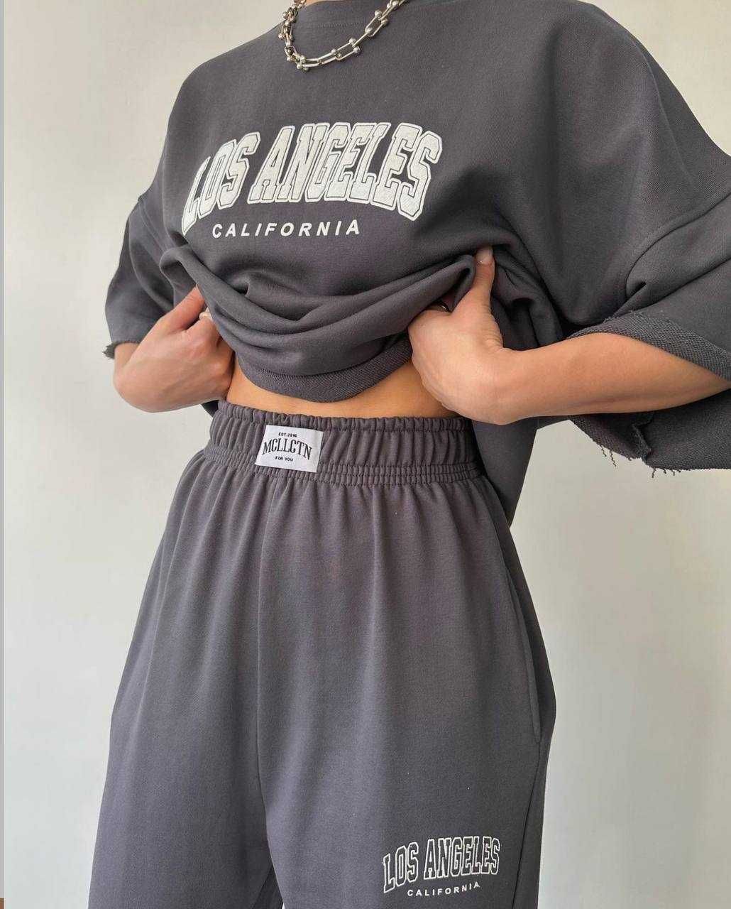Спортивний жіночий костюм штани джогери футболка спортивный женский