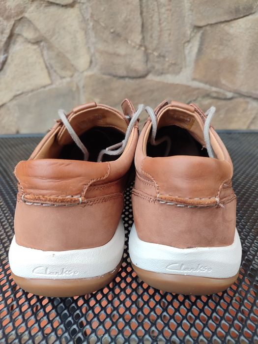 Кожанные мокасины Clarks 46 размер (оригинал 2024 год)