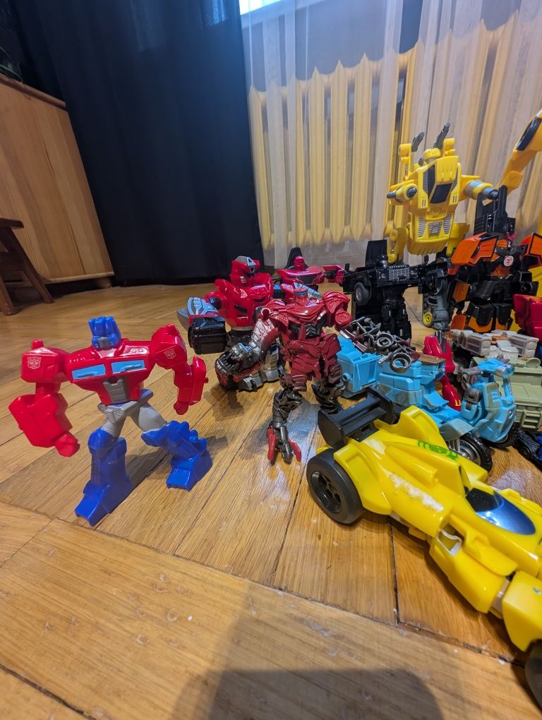 Wielki zestaw roboty Transformers