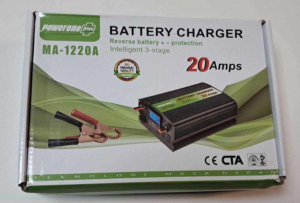 Зарядний пристрій для автомобільного акумулятора 12 V 6 А  10A 20А