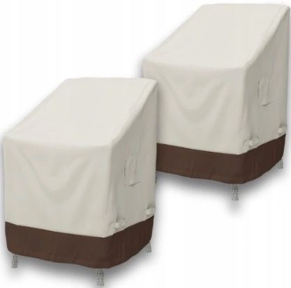 Pokrowiec na krzesła ogrodowe wodoodporny zestaw 2 sztuki