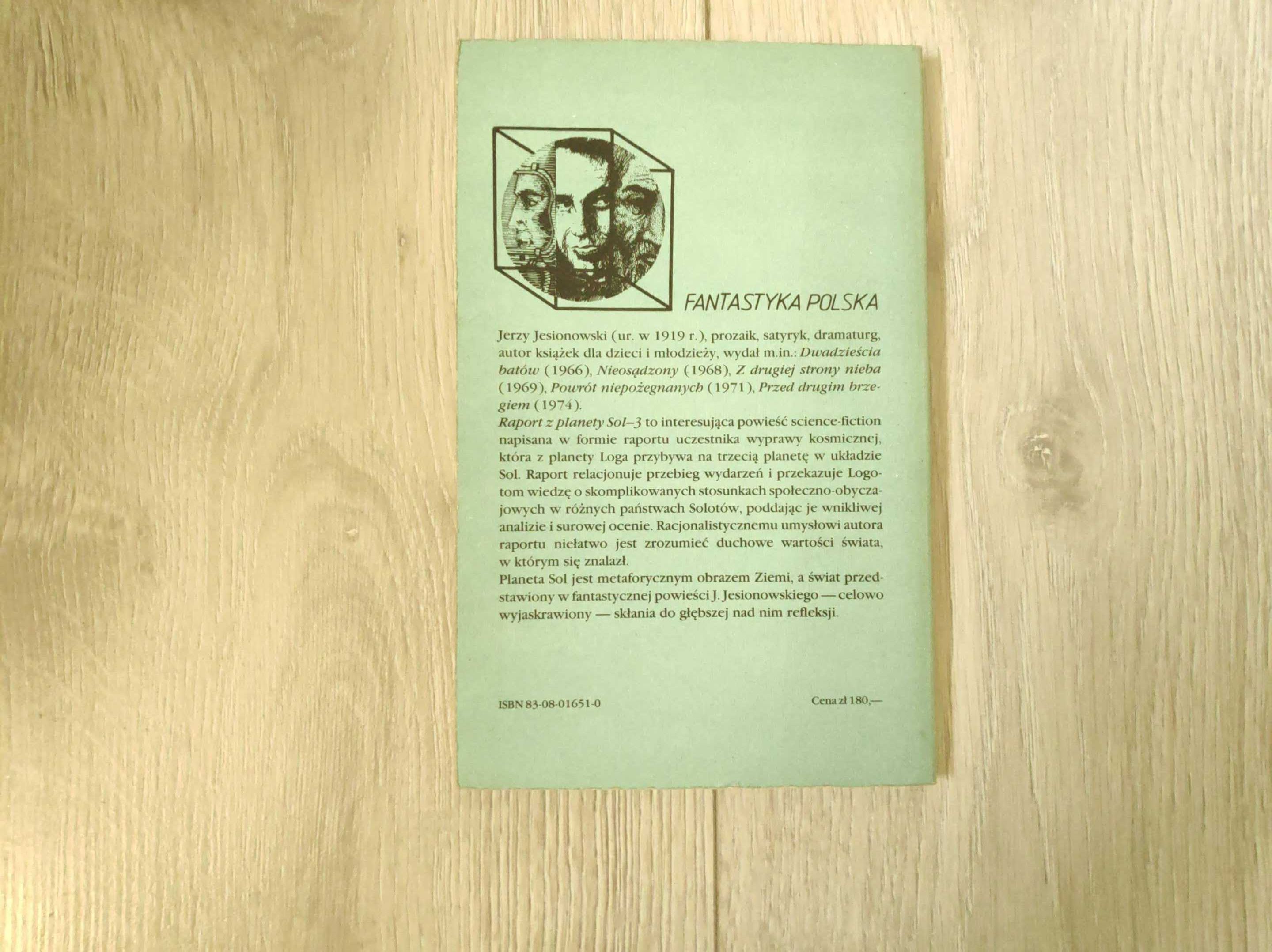 Raport z planety Sol-3, Jerzy Jesionowski