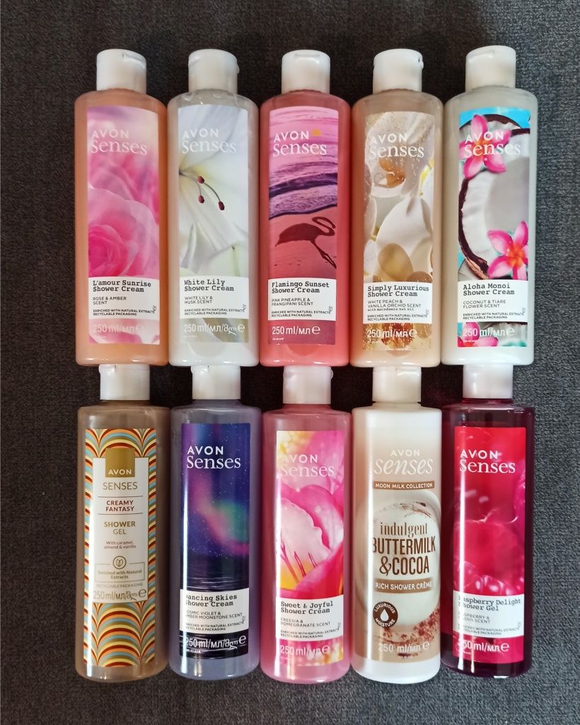 Гелі для душу Avon,250 мл,в ассортименті.