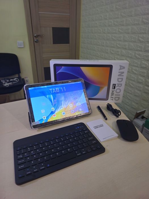 Планшет 10.1" BAKEN L10 4+4/128Gb 8 ядер Android 14 8000 mAh Сірий