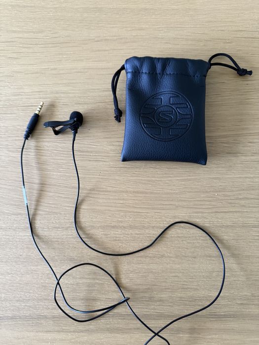 Microfone de lapela Shure MVL – Profissional, como novo