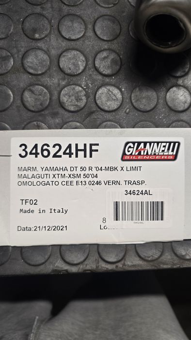 Wydech 2t giannelli  (Malaguti XSM, XTM, MBK X-Limit, Yamaha DTR, SM)