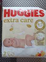 Підгузки Huggies extra care 2, упаковка 24 шт. + 18 шт.