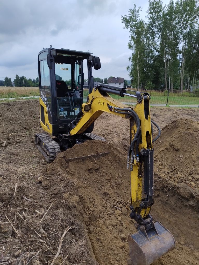 Minikoparka Janmar sv19 z grudnia 2021r, pełen serwis,