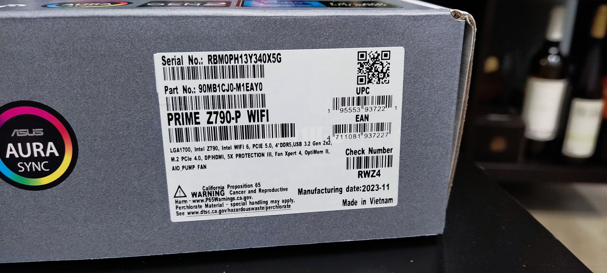 Z790-P WiFi + I9 12900KF