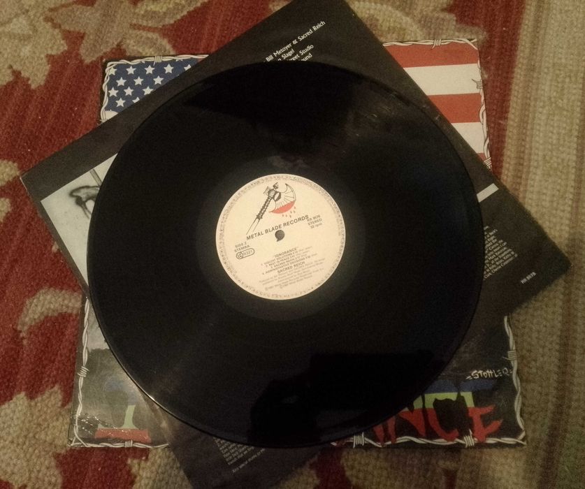 Sacred Reich - " Ignorance " ... LP em vinil 1a edição