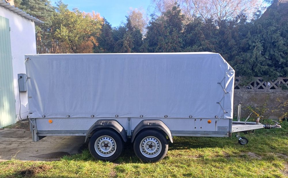 Przyczepa na wahaczach,sprężynach i amortyzatorach WESTFALIA-WERKE!