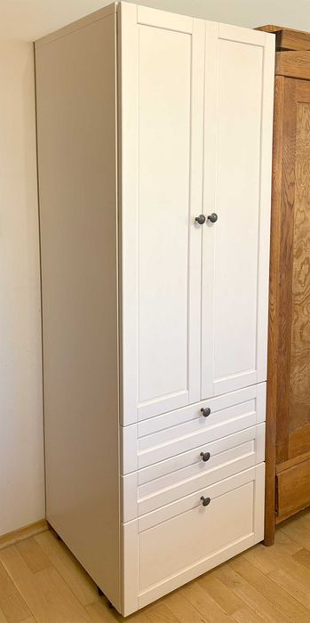 Ikea szafa biała dziecięca drewniana