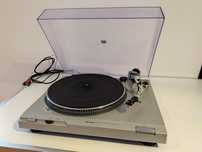 Sistema Hi-Fi Technics Vintage: Gira-Discos, Receiver e Deck de Casset
